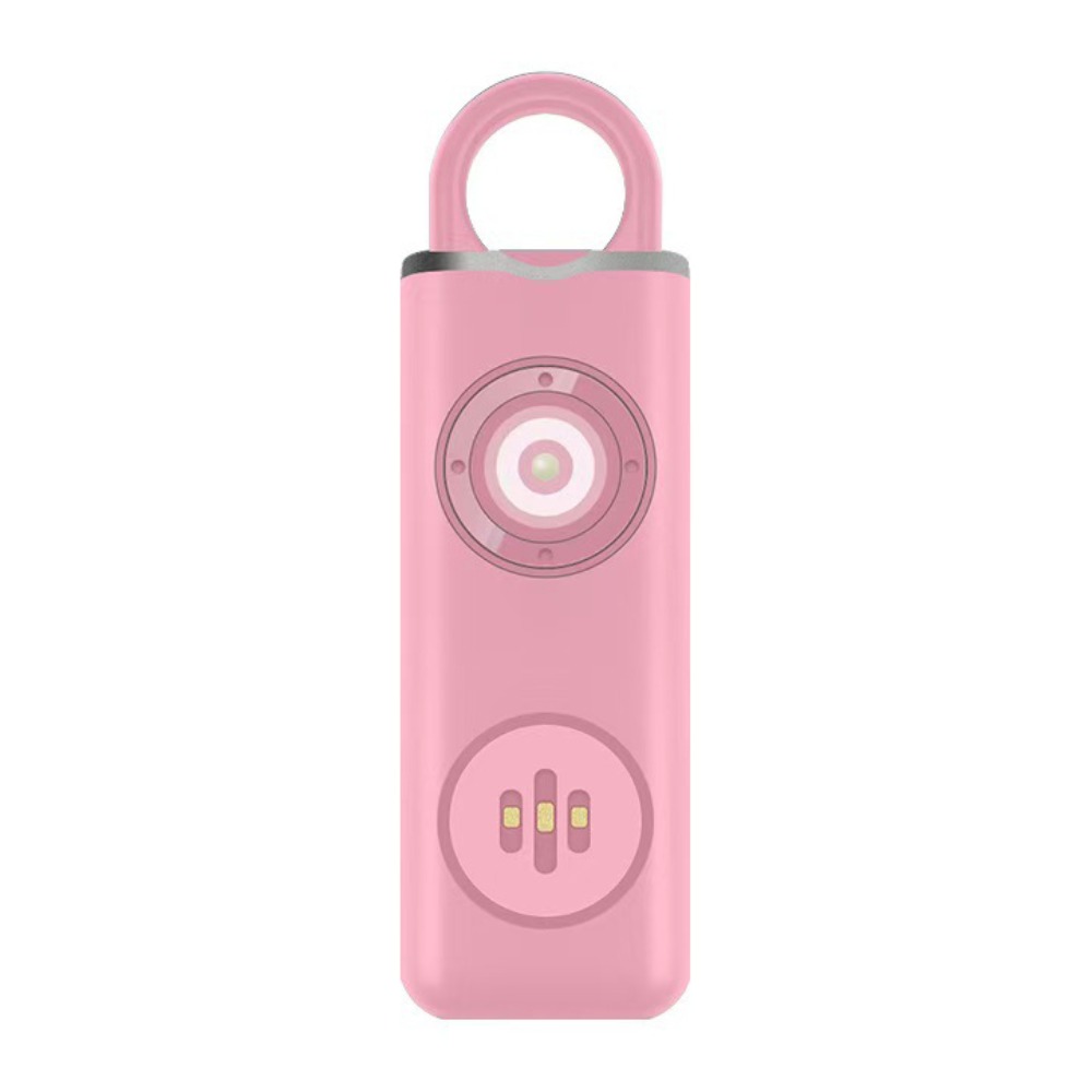 Personal Alarm Keychain - สัญญาณเตือนภัยส่วนตัวเสียงดัง 130 เดซิเบล พร้อมไฟ LED แจ้งเตือนแบตเตอรี่ต่ำ