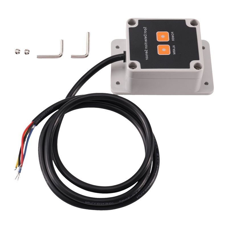 Water Alarm Sensor - ABKW-เซ็นเซอร์ตรวจจับการรั่วไหลของน้ำพร้อมสัญญาณเตือนและเอาต์พุตรีเลย์ (NO NC) สำหรับห้องจ่ายไฟ DC 12V