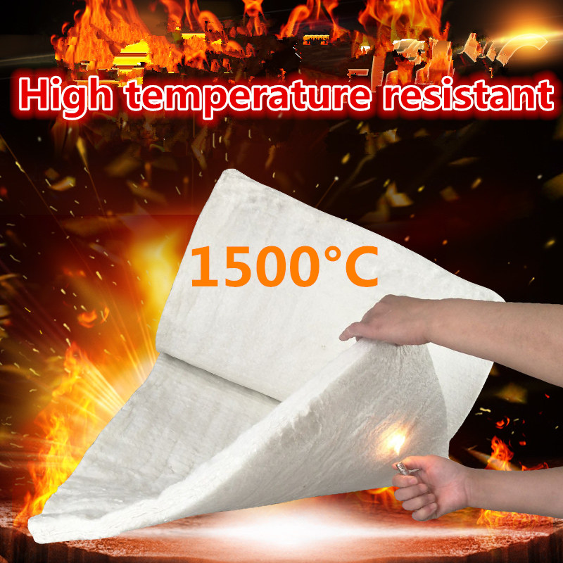 Fire Blanket Kitchen - 1500 ℃ เซอร์โคเนียมแบริ่งอุณหภูมิสูงผ้าห่มไฟเบอร์เซรามิกผ้าฝ้ายฉนวนทนไฟสําหรับใช้ในอุตสาหกรรม