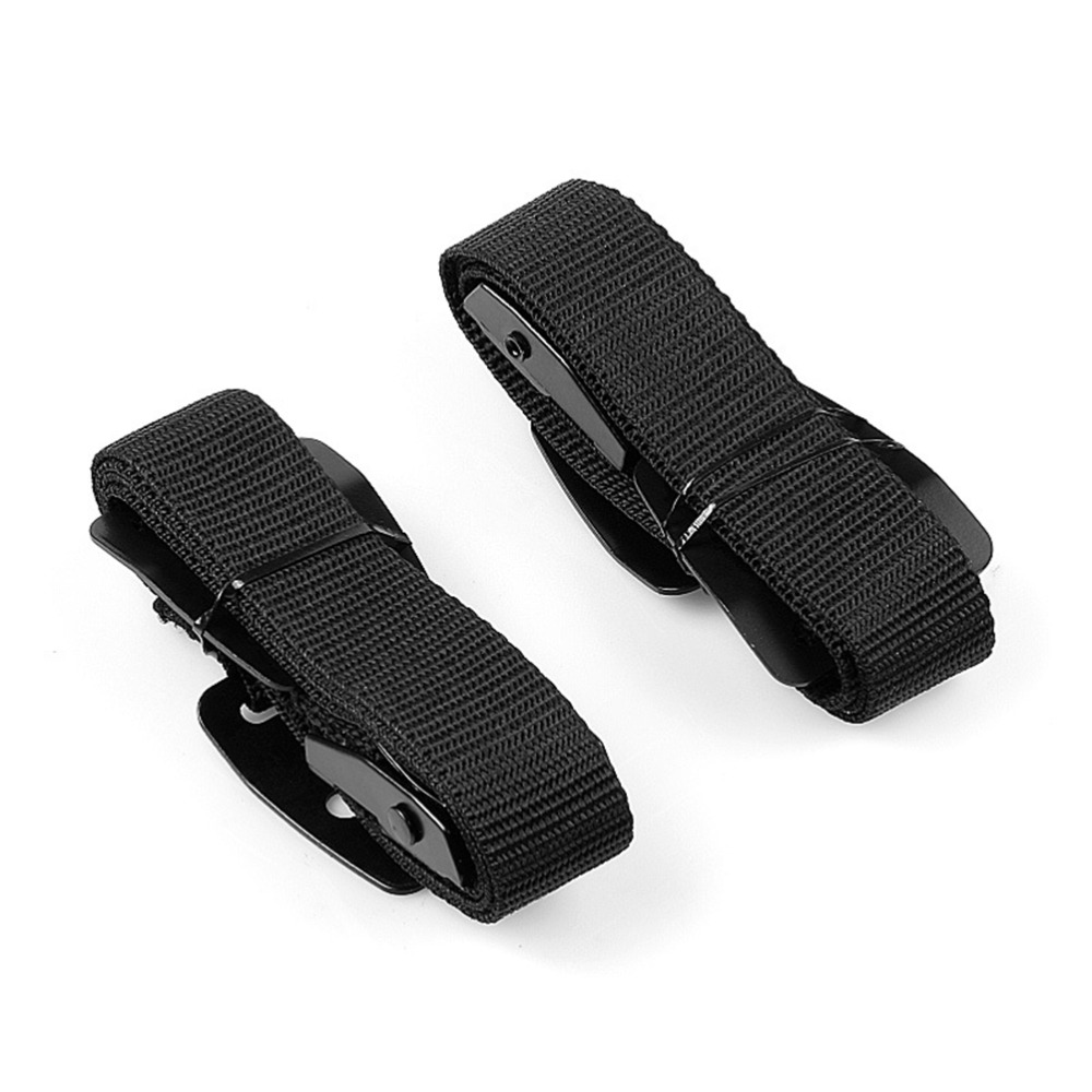 Earthquake Anchor Strap - สายรัดนิรภัยสำหรับเฟอร์นิเจอร์ 2 ชิ้น ทำจากไนลอนทนทาน สีดำ ความยาวสูงสุด