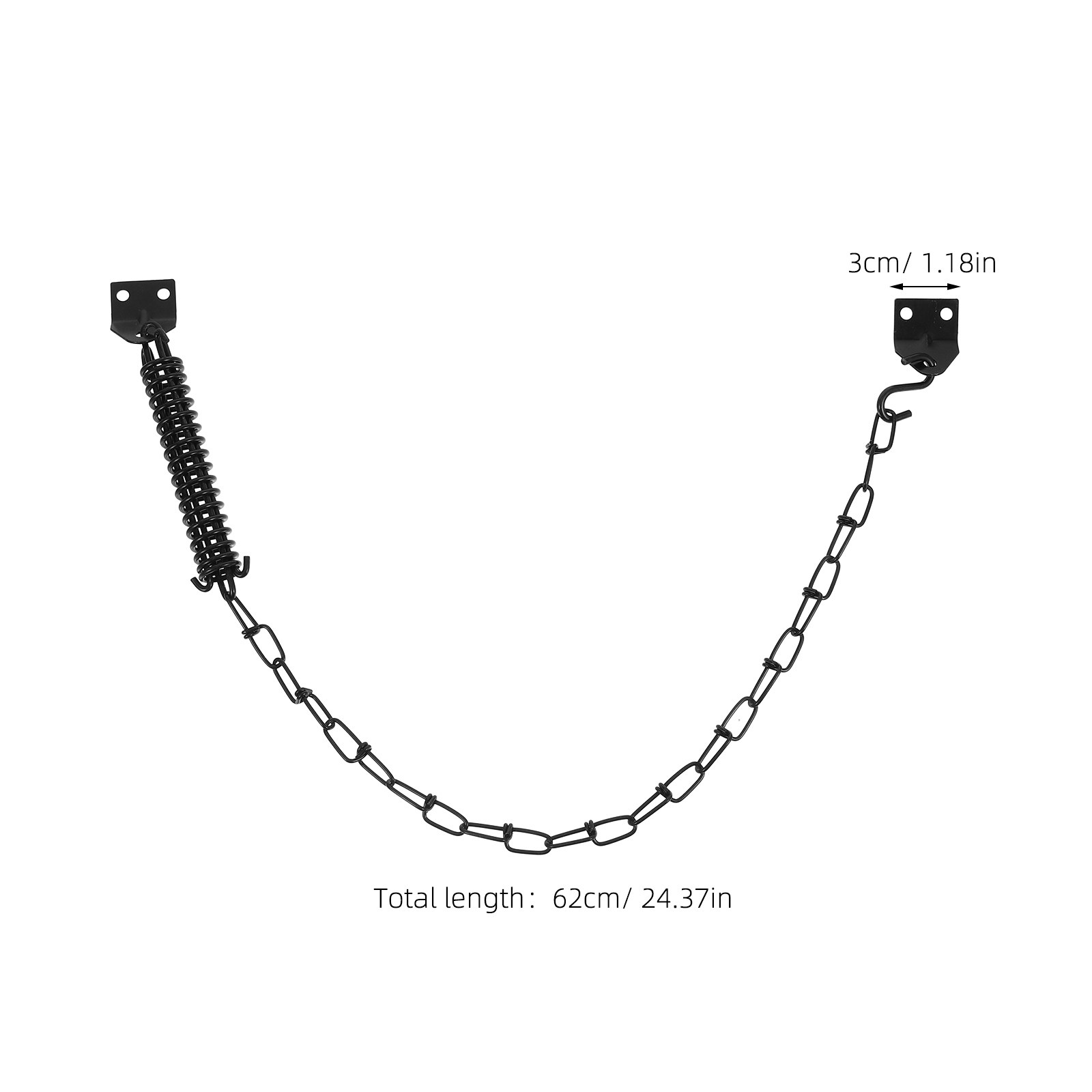 ชุด 2 ชิ้น กลอนประตูโซ่กันลมสเ - Security Chain Door บทวิจารณ์และราคา
