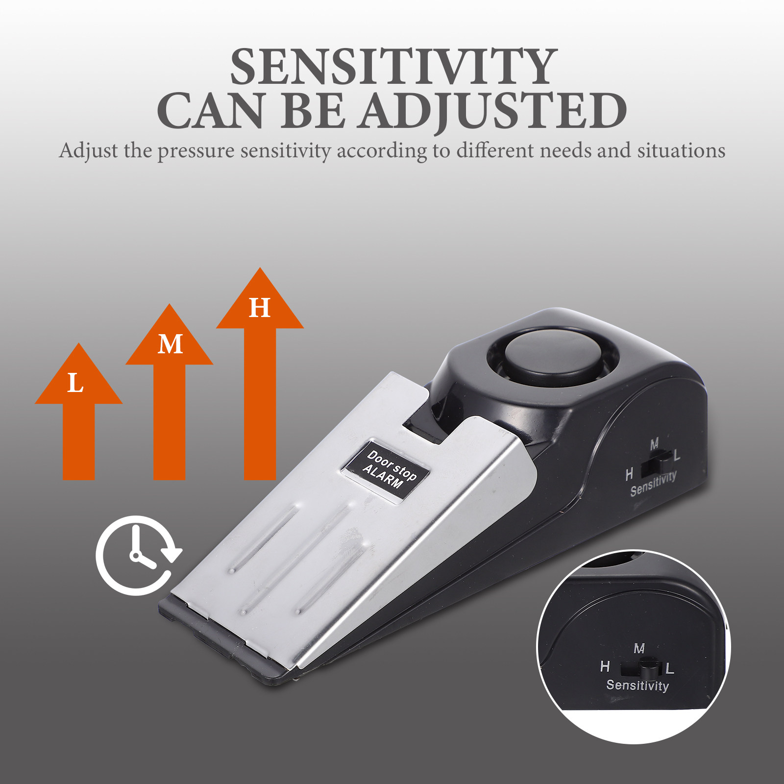อุปกรณ์กันขโมยแบบลิ่มกั้นประตู - Door Stop Alarm บทวิจารณ์และราคา