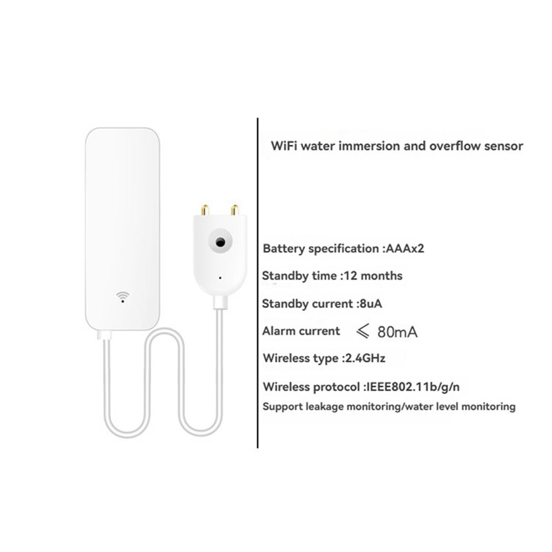 DTEN-Tuya เซ็นเซอร์ตรวจจับน้ำร - Water Alarm Sensor บทวิจารณ์และราคา