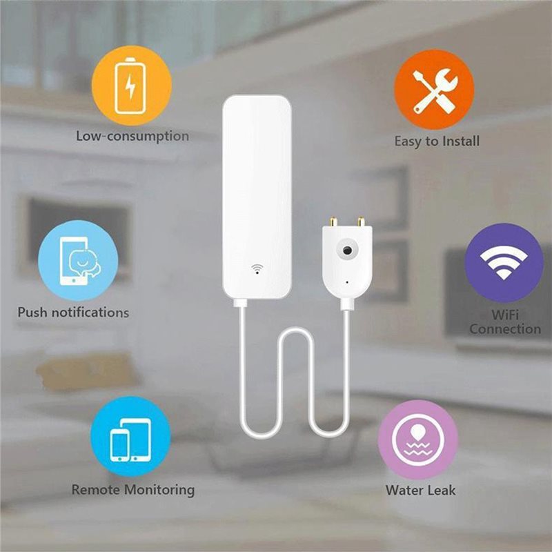SYW-Tuya WIFI เซ็นเซอร์ตรวจจับ - Water Alarm Sensor บทวิจารณ์และราคา