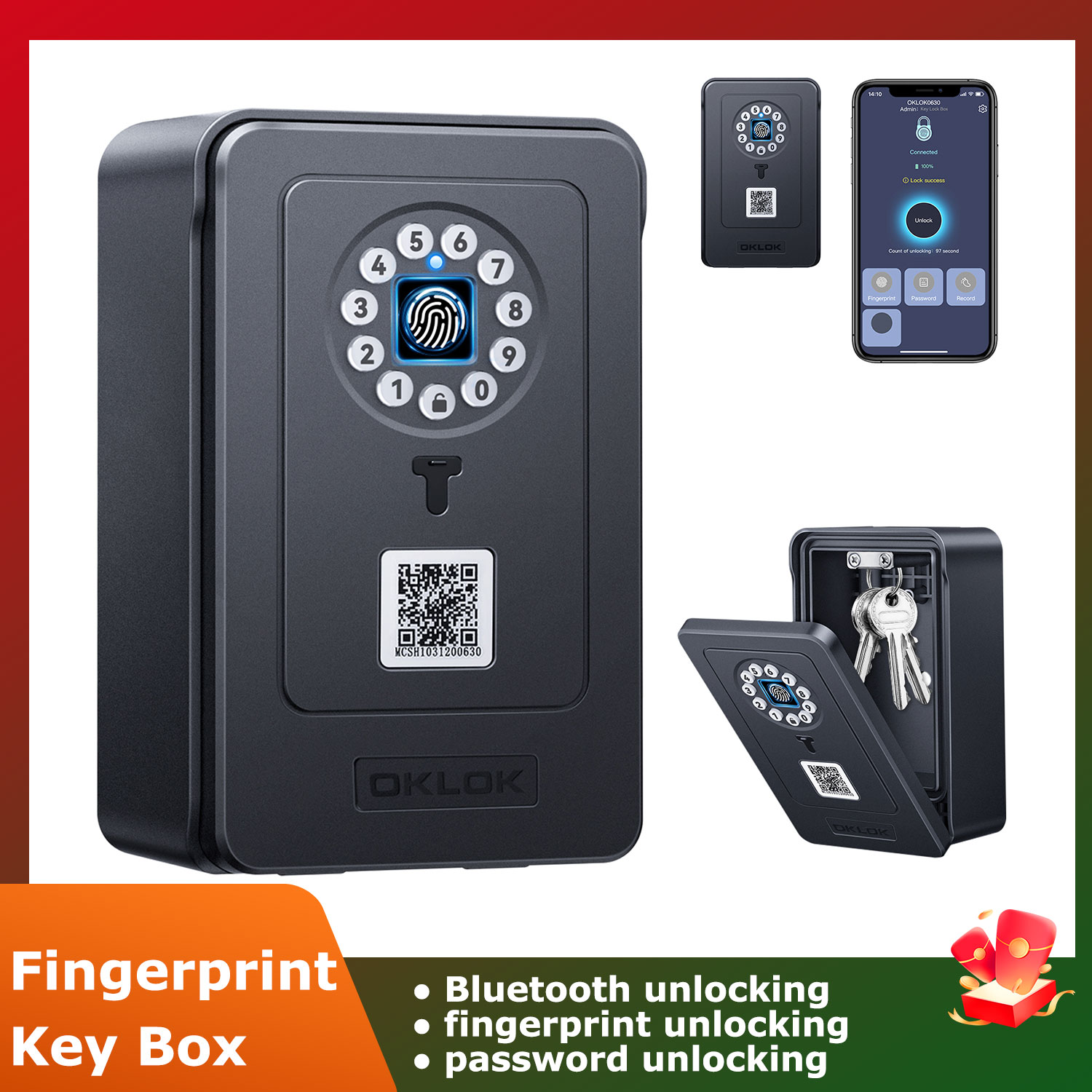 กล่องล็อคอัจฉริยะไร้สาย กล่องเ - Lockbox Key Secure บทวิจารณ์และราคา
