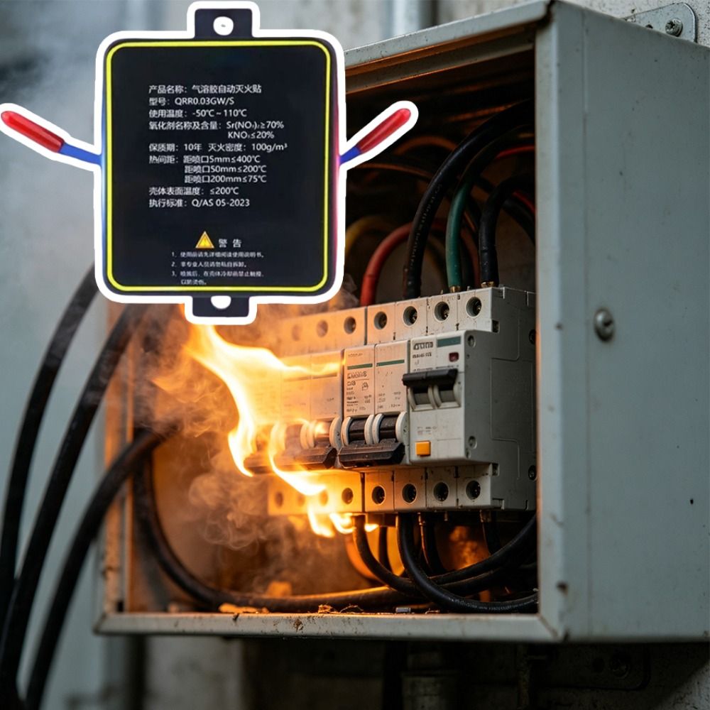 สติ๊กเกอร์ดับไฟอัตโนมัติแบบใช้ - Fire Extinguisher Small บทวิจารณ์และราคา