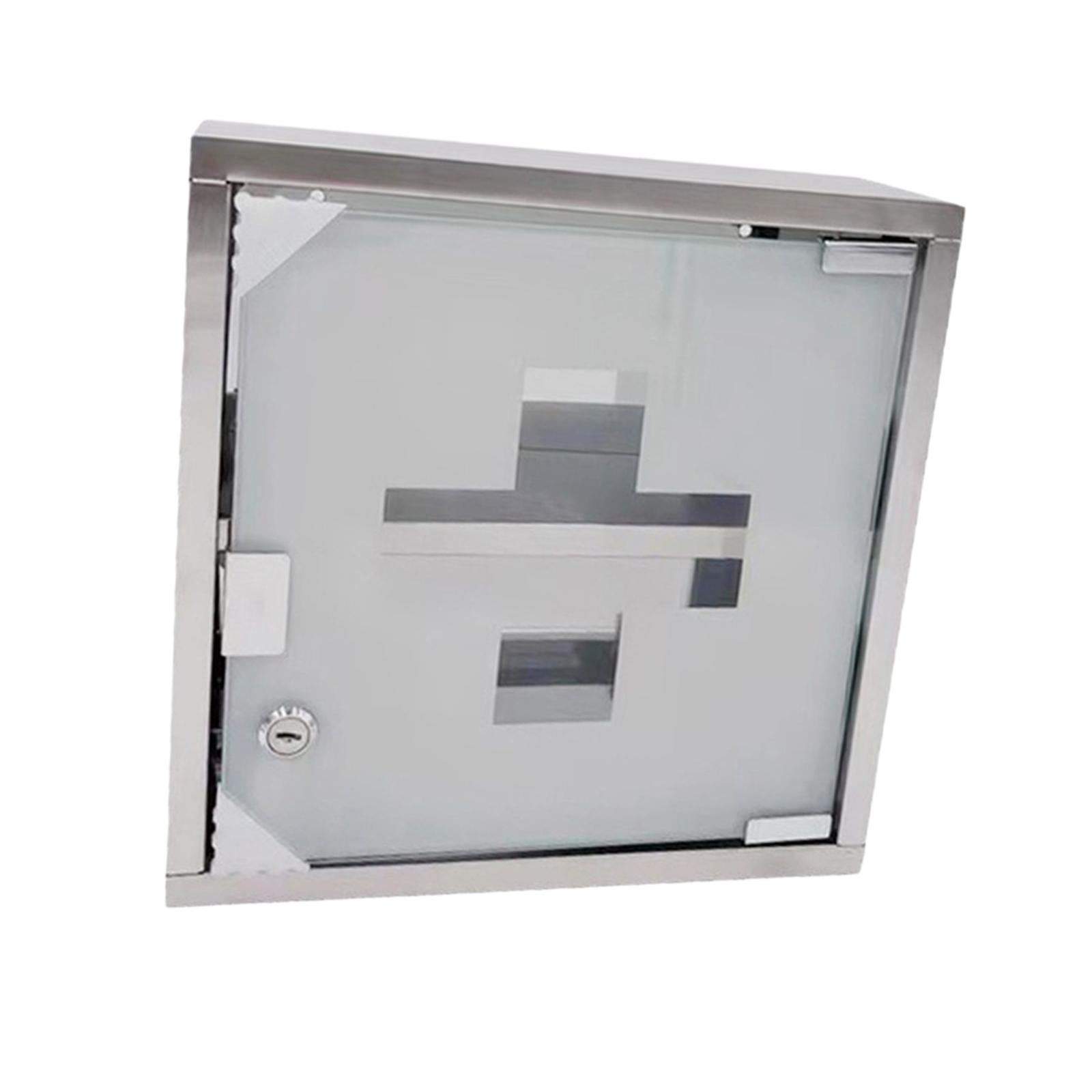 ตู้เก็บยาสแตนเลสพร้อมกุญแจล็อค - Medicine Cabinet Lock บทวิจารณ์และราคา
