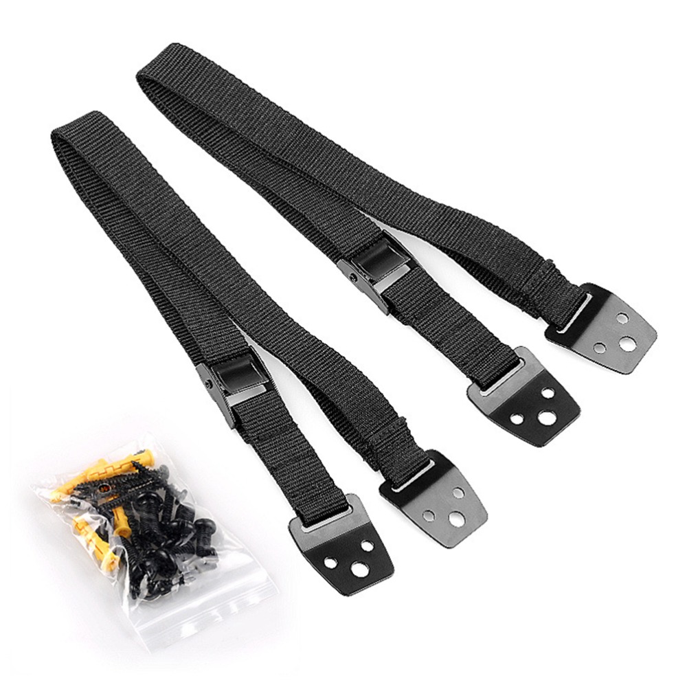 2 ชิ้น ตัวยึดเฟอร์นิเจอร์ไนลอน - Earthquake Anchor Strap บทวิจารณ์และราคา