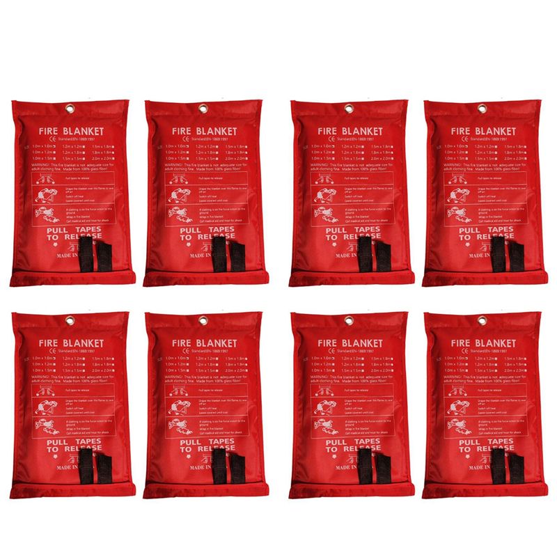 B48B-8PCS ผ้าห่มกันไฟฉุกเฉิน,  - Fire Blanket Kitchen บทวิจารณ์และราคา