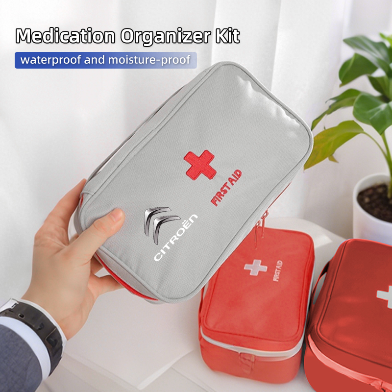 รถแบบพกพาชุดปฐมพยาบาลทางการแพท - First Aid Bag Kit บทวิจารณ์และราคา