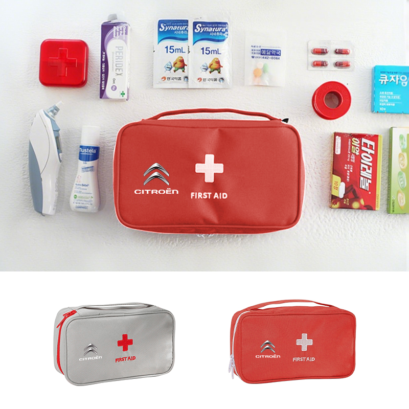 รถแบบพกพาชุดปฐมพยาบาลทางการแพท - First Aid Bag Kit บทวิจารณ์และราคา