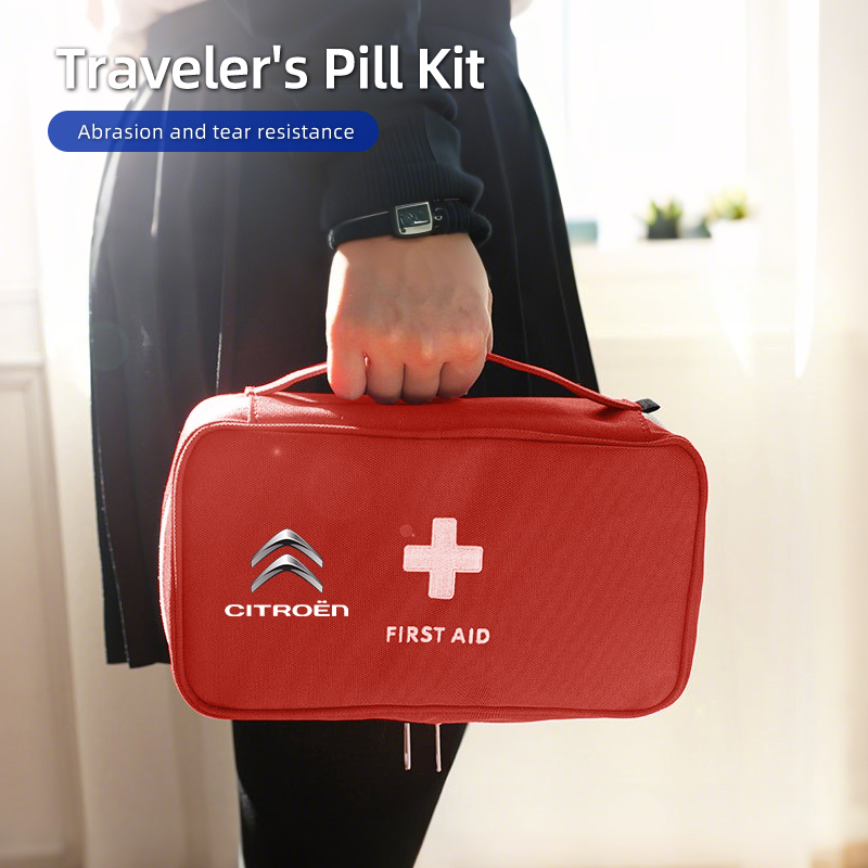 รถแบบพกพาชุดปฐมพยาบาลทางการแพท - First Aid Bag Kit บทวิจารณ์และราคา