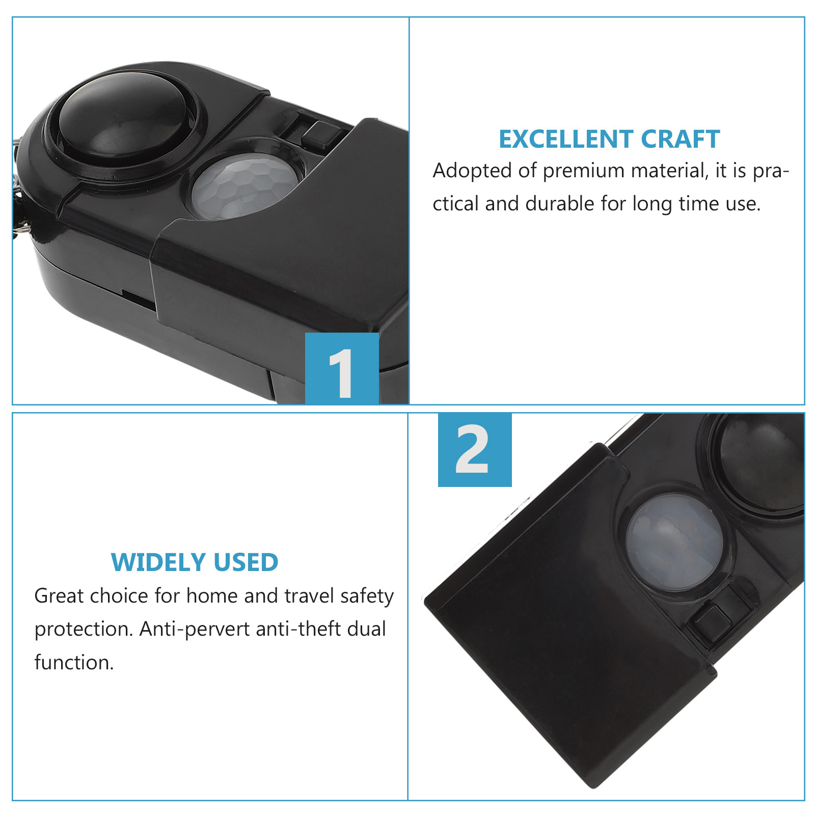 พวงกุญแจสัญญาณเตือนภัยส่วนตัว  - Personal Alarm Keychain บทวิจารณ์และราคา
